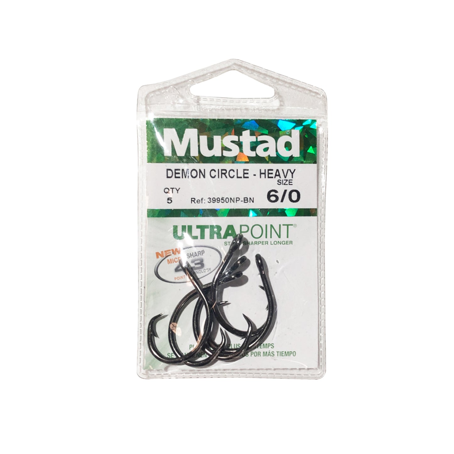 ANZUELO MUSTAD DEMON PERFECT CIRCLE - 39950NP-BN