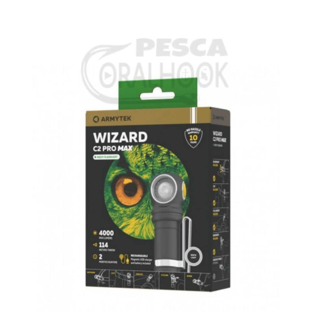 LINTERNA FRONTAL ARMYTEK WIZARD C2 PRO MAX 4000LM