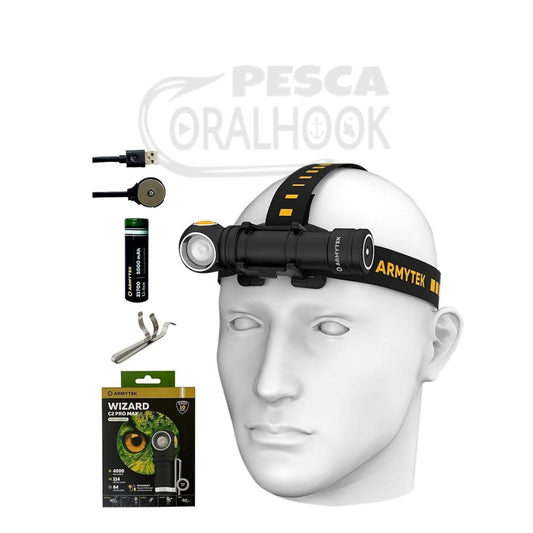 LINTERNA FRONTAL ARMYTEK WIZARD C2 PRO MAX 4000LM