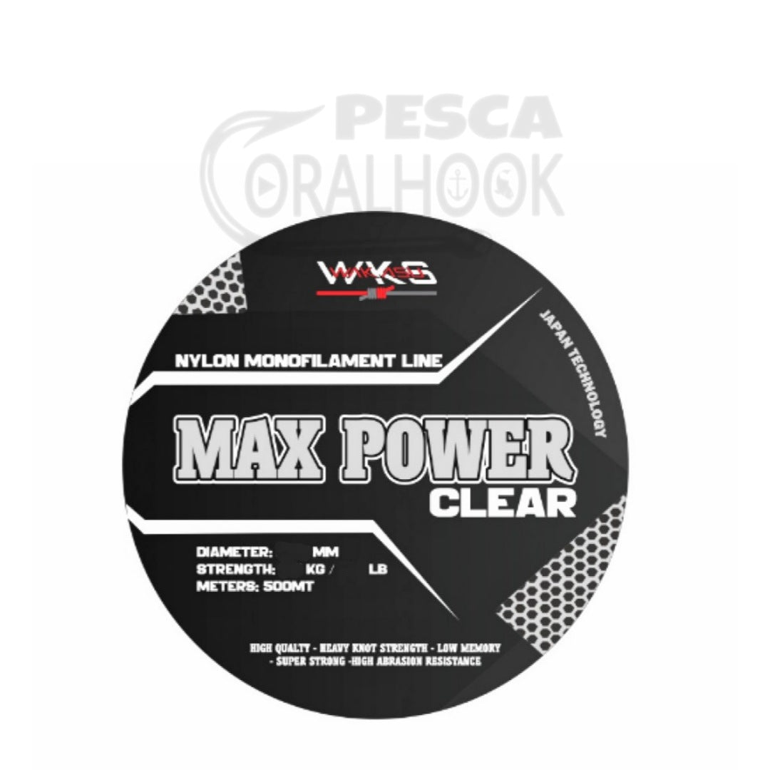 NYLON WKS MAX POWER CLEAR 500M