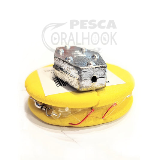 PIE DE RAOR ANZ. ROJO FLUOR. 80GR