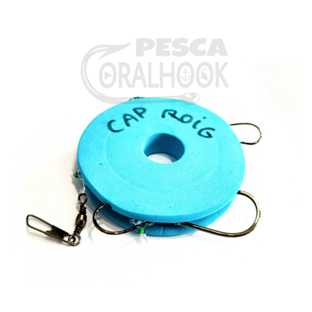 BAJO / PIE DE CAP ROIG 4 ANZUELOS