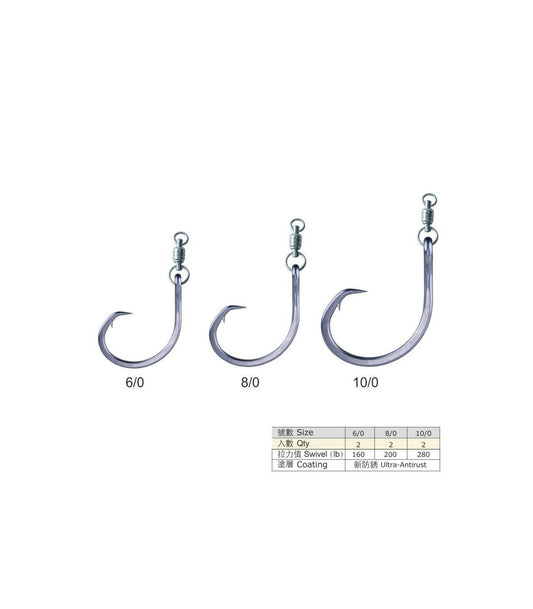 ANZUELO BKK MONSTER CIRCLE Drifting Special (con ROLLING)