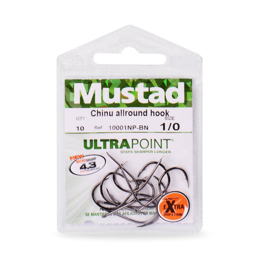 ANZUELO MUSTAD CHINU ALLROUND - 10001NP-BN