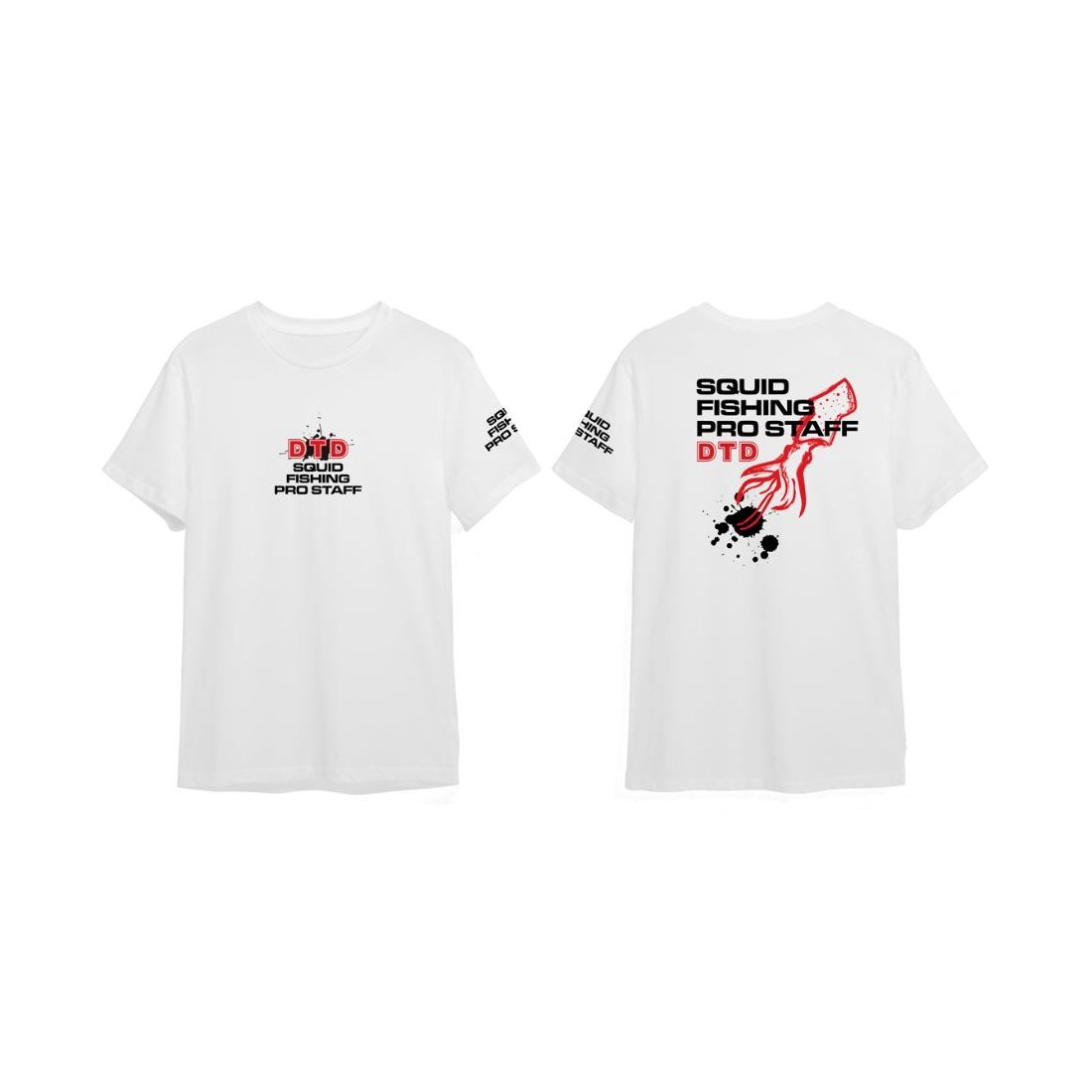 CAMISETA DTD SQUID FISHING PRO STAFF - BLANCO