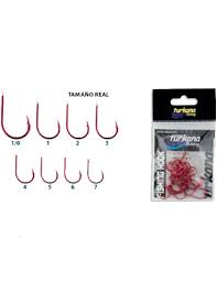 ANZUELO CHINÚ DE CARBONO ROJO TURKANA