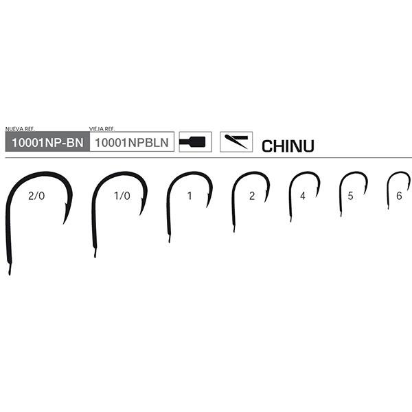 ANZUELO MUSTAD CHINU ALLROUND - 10001NP-BN