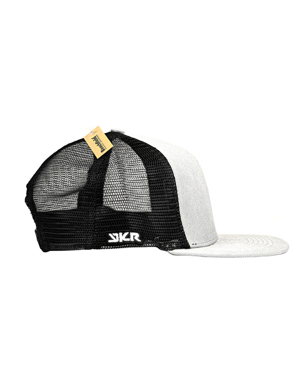 GORRA YKR LOGO NEGRA Y GRIS