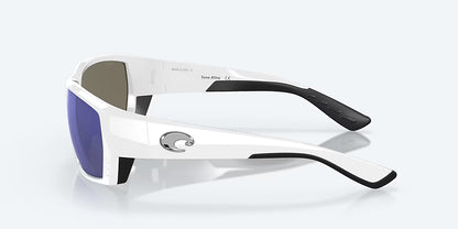 GAFAS DE SOL COSTA DEL MAR TUNA ALLEY WHITE - Blue Mirror 580 G