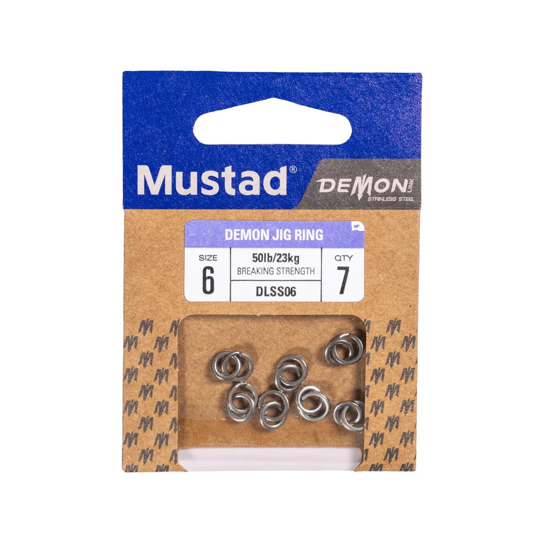 COMBO ANILLAS MONTADAS MUSTAD DEMON JIG RING - DLSS06
