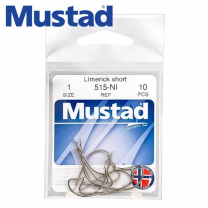 ANZUELO MUSTAD LIMERICK SHORT - 515-NI