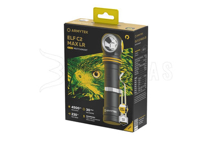LINTERNA FRONTAL ARMYTEK ELF C2 MAX LR 4500LM