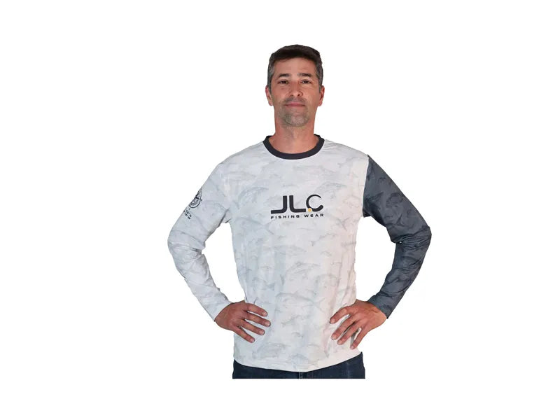 CAMISETA JLC MANGA LARGA BLANCA