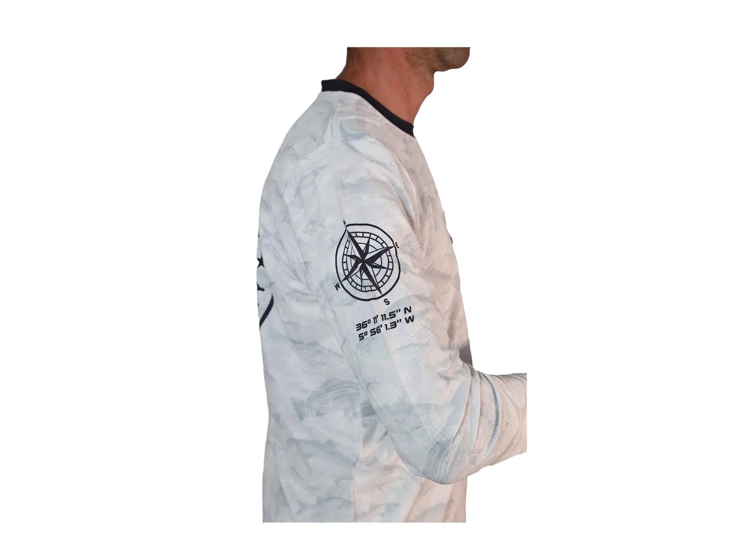CAMISETA JLC MANGA LARGA BLANCA