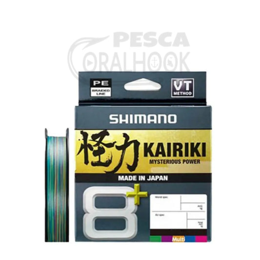 TRENZADO SHIMANO KAIRIKI+ Mysterious Power X8 MULTICOLOR 300M