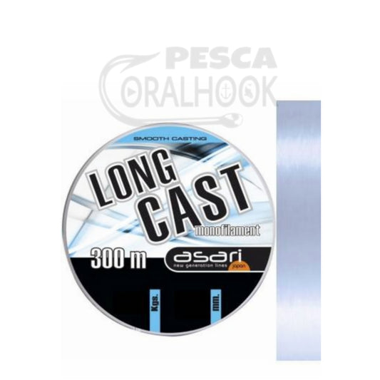 NYLON ASARI LONG CAST TRANSPARENTE 300M