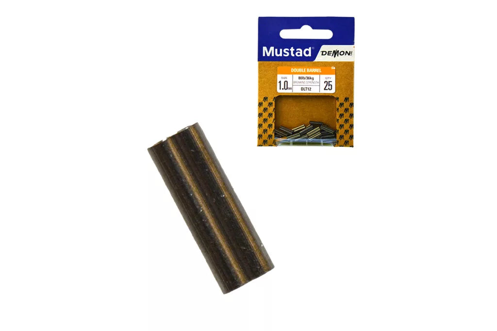 TUBITOS DOBLES MUSTAD DEMON DOUBLE BARREL - DLT12