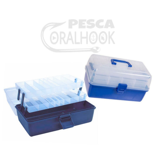 MALETÍN PESCA 2 BANDEJAS