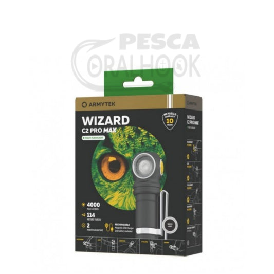 LINTERNA FRONTAL ARMYTEK WIZARD C2 PRO MAX 4000LM