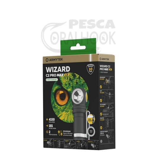 LINTERNA FRONTAL ARMYTEK WIZARD C2 PRO MAX LR 4150LM
