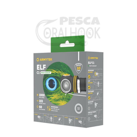 LINTERNA FRONTAL ARMYTEK ELF C1 1000LM
