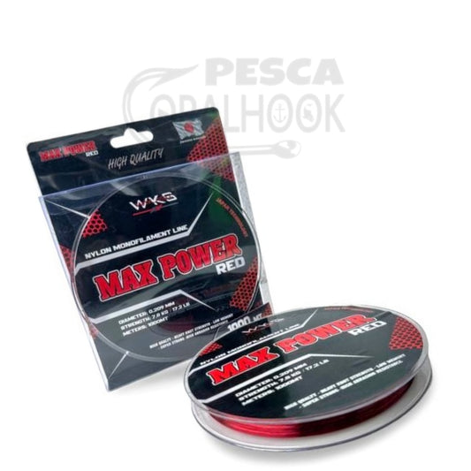 NYLON WKS MAX POWER RED 1000M