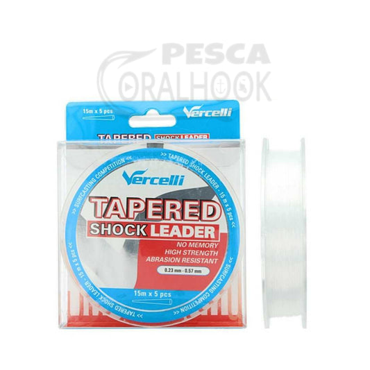 PUENTE VERCELLI TAPERED SHOCK LEADER 15M X 5