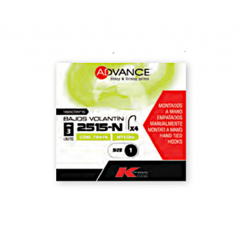 PIE / BAJO DE 4 ANZUELOS KALI KUNNAN ADVANCE 2515-N (PACK 3 UDS)