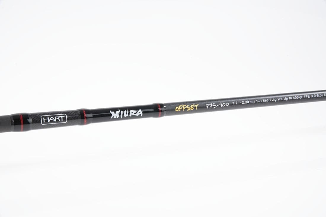 CAÑA HART MIURA OFFSET77S-400 2.30M MAX. 400GR (2 TRAMOS)