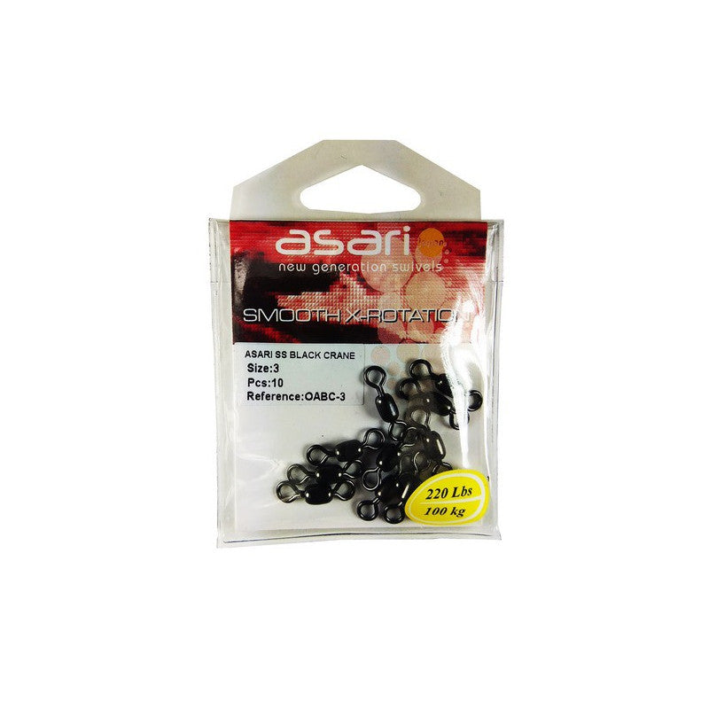 QUITAVUELTAS ASARI SS BLACK CRANE INOX- OABC
