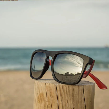 GAFAS DE SOL TEKLON POLARIZADAS NEGRA/ROJA
