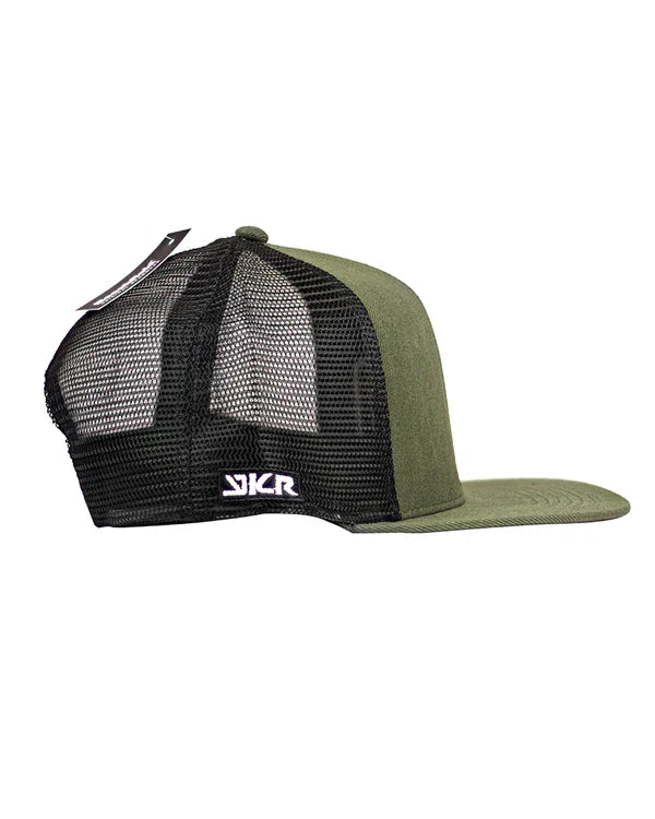 GORRA YKR LOGO NEGRA Y VERDE