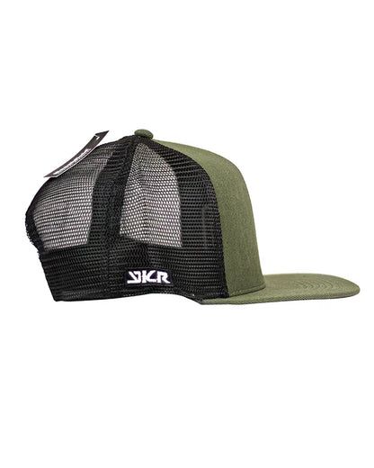 GORRA YKR LOGO NEGRA Y VERDE