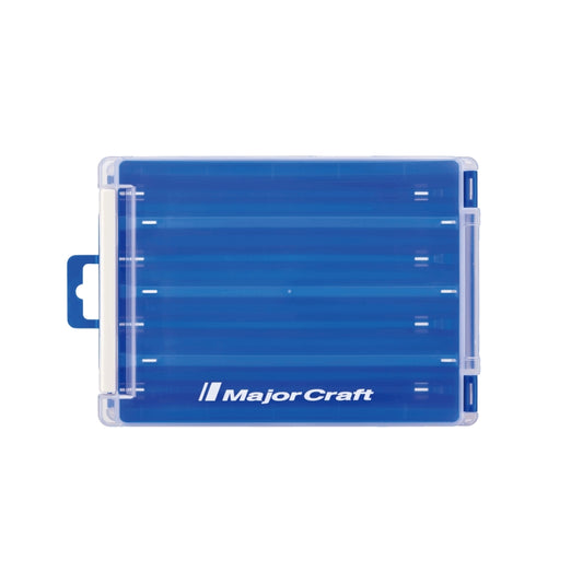 CAJA MAJOR CRAFT TACKLE CASE CLEAR BLUE PEQUEÑA 12 DEPARTAMENTOS