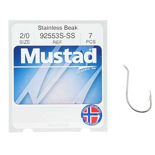 ANZUELO MUSTAD STAINLESS BEAK - 92553S-SS
